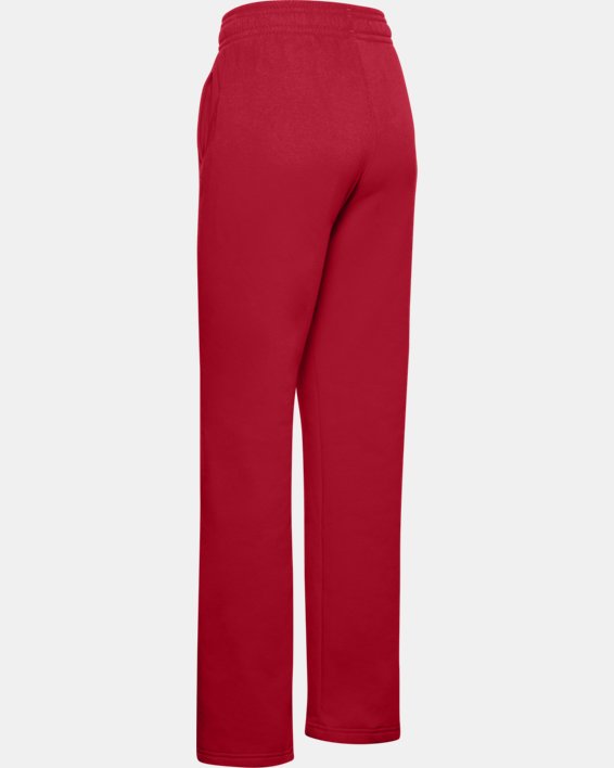 Women's UA Rival Pants, Red, pdpMainDesktop image number 5
